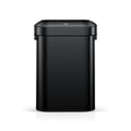 Urban Slim Open Top Commercial Trash Can, Stainless Steel