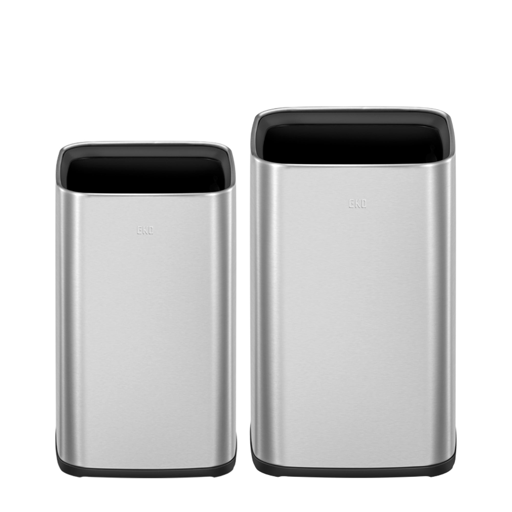 EKO Laguna Open Top Can with Nested Liner 2 Pack Combo Set - 7L+12L