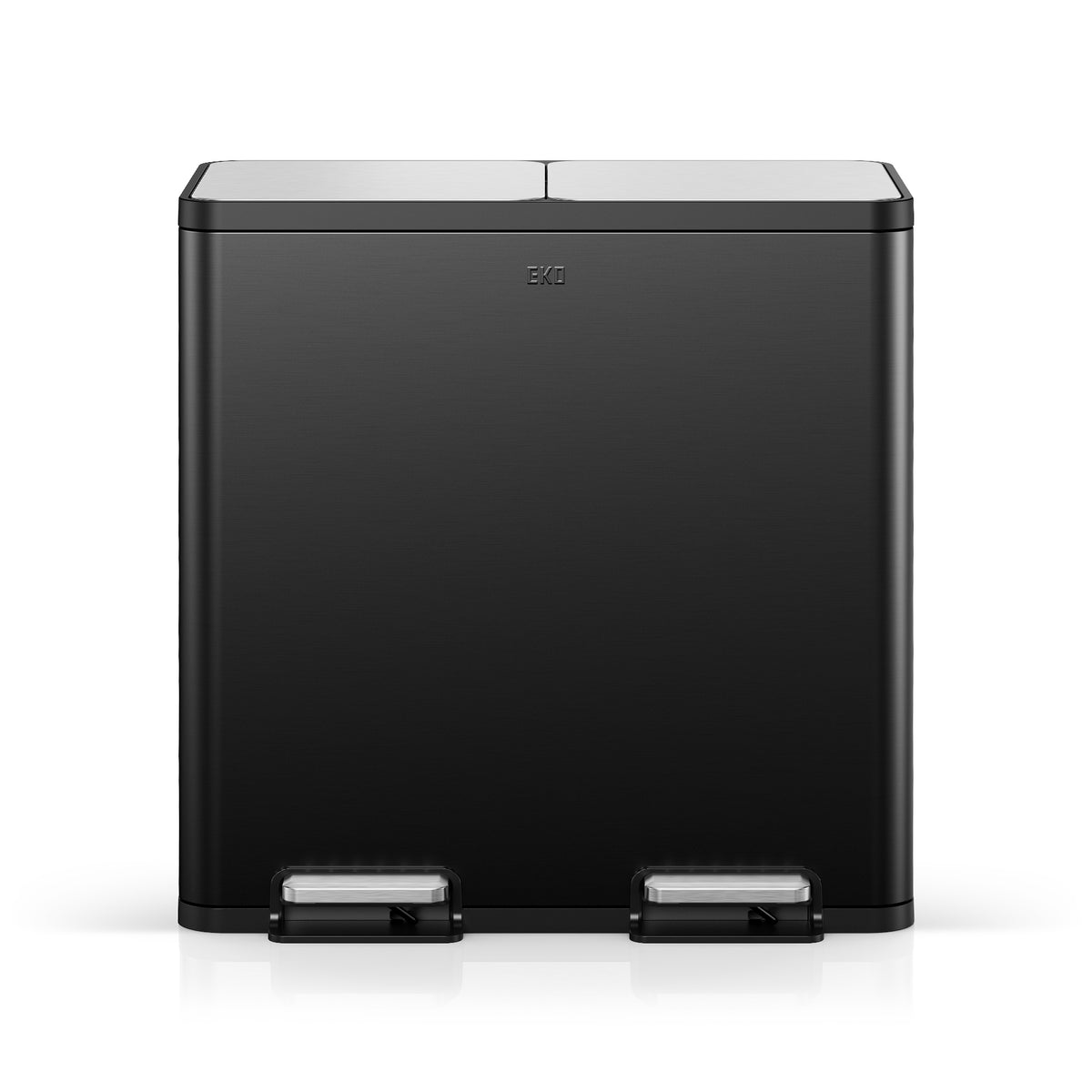 EcoCasa Plus Dual Recycling Trash Can 10.6+10.6 Gal