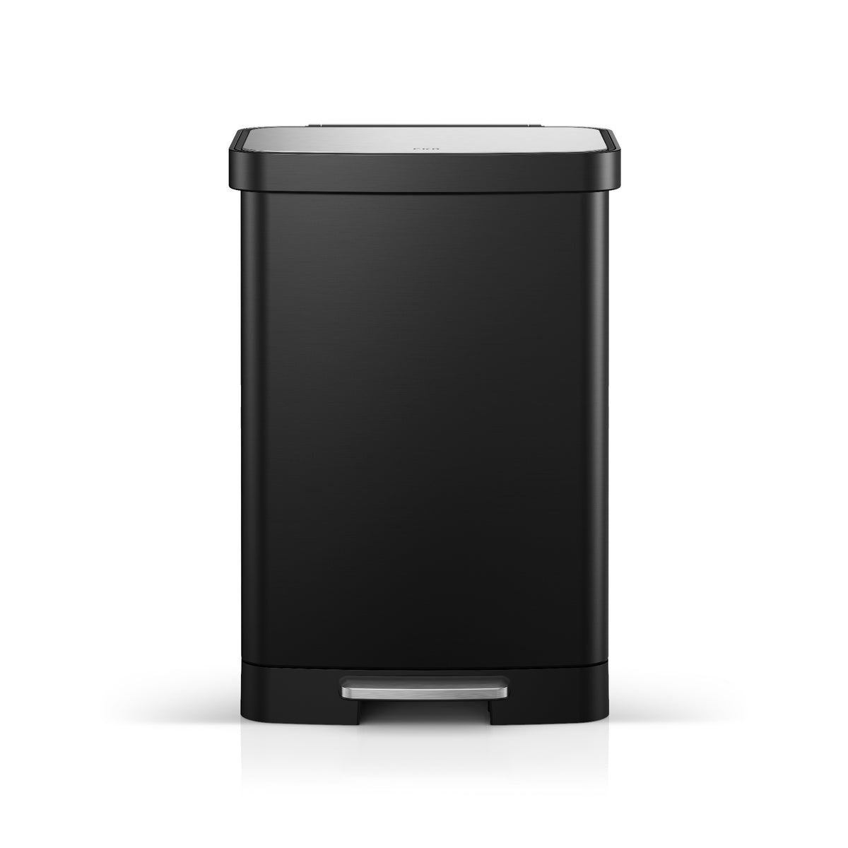 Hudson Step Can with Bag Compartment Stainless Steel