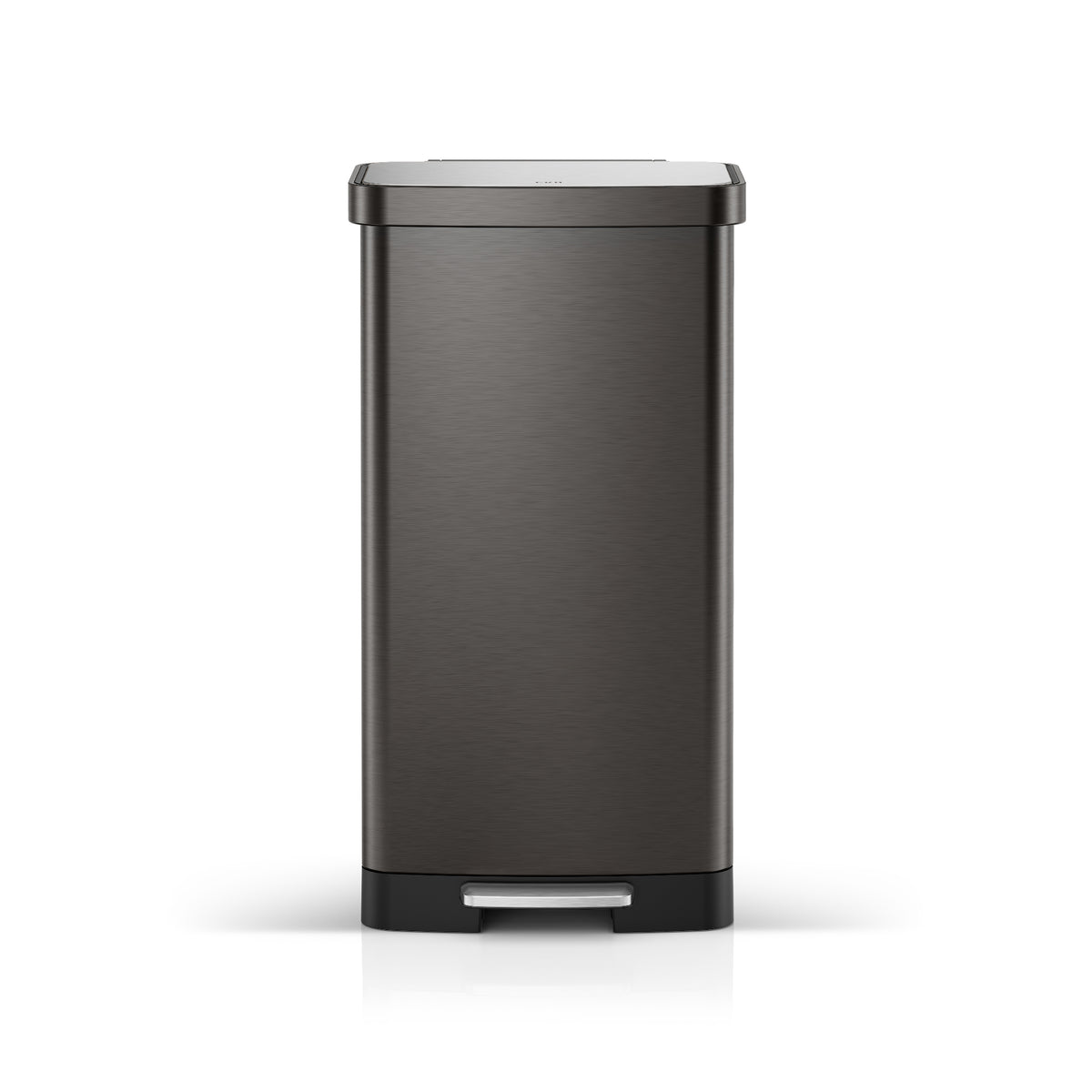 Hudson Step Can with Bag Compartment Stainless Steel