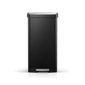 Hudson Step Trash Can with Bag Compartment, Stainless Steel