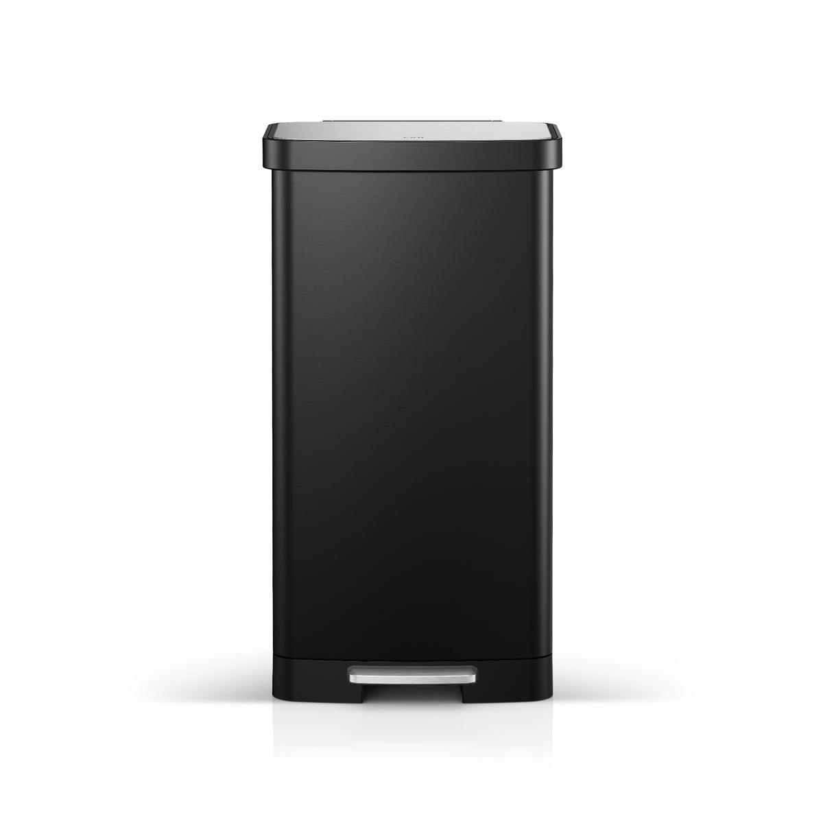 Hudson Step Can with Bag Compartment Stainless Steel