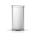 Hudson Step Can with Bag Compartment Stainless Steel