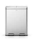Edison Dual Compartment Step Can with Removable Inner Liners 30+30 L / 8+8 Gal