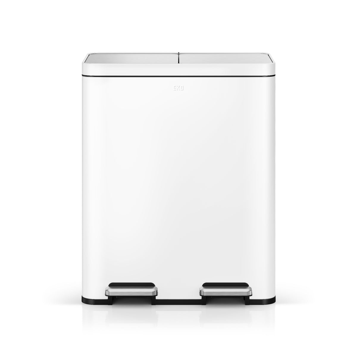 Edison Dual Compartment Step Can with Removable Inner Liners 30+30 L / 8+8 Gal