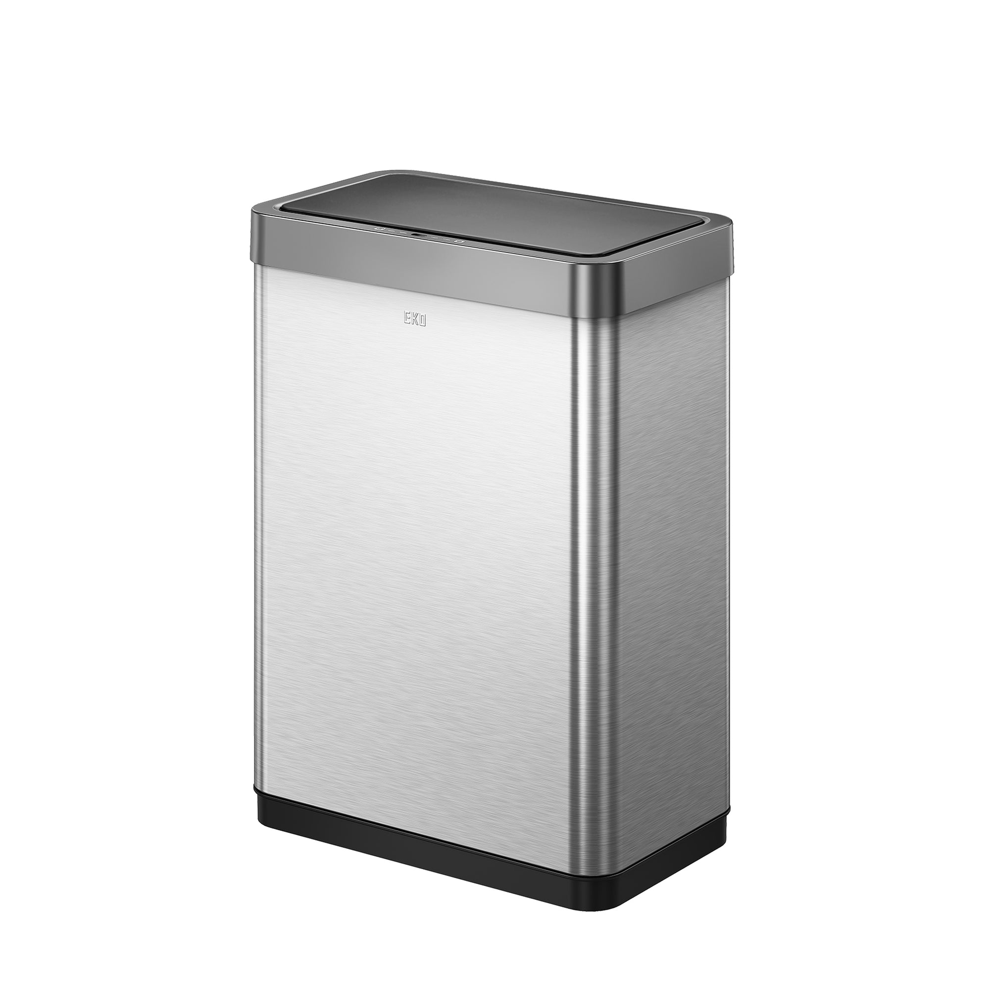EKO Mirage-X Sensor Trash Can with Liner – 47Liter / 12.4 Gallon - Stainless Steel