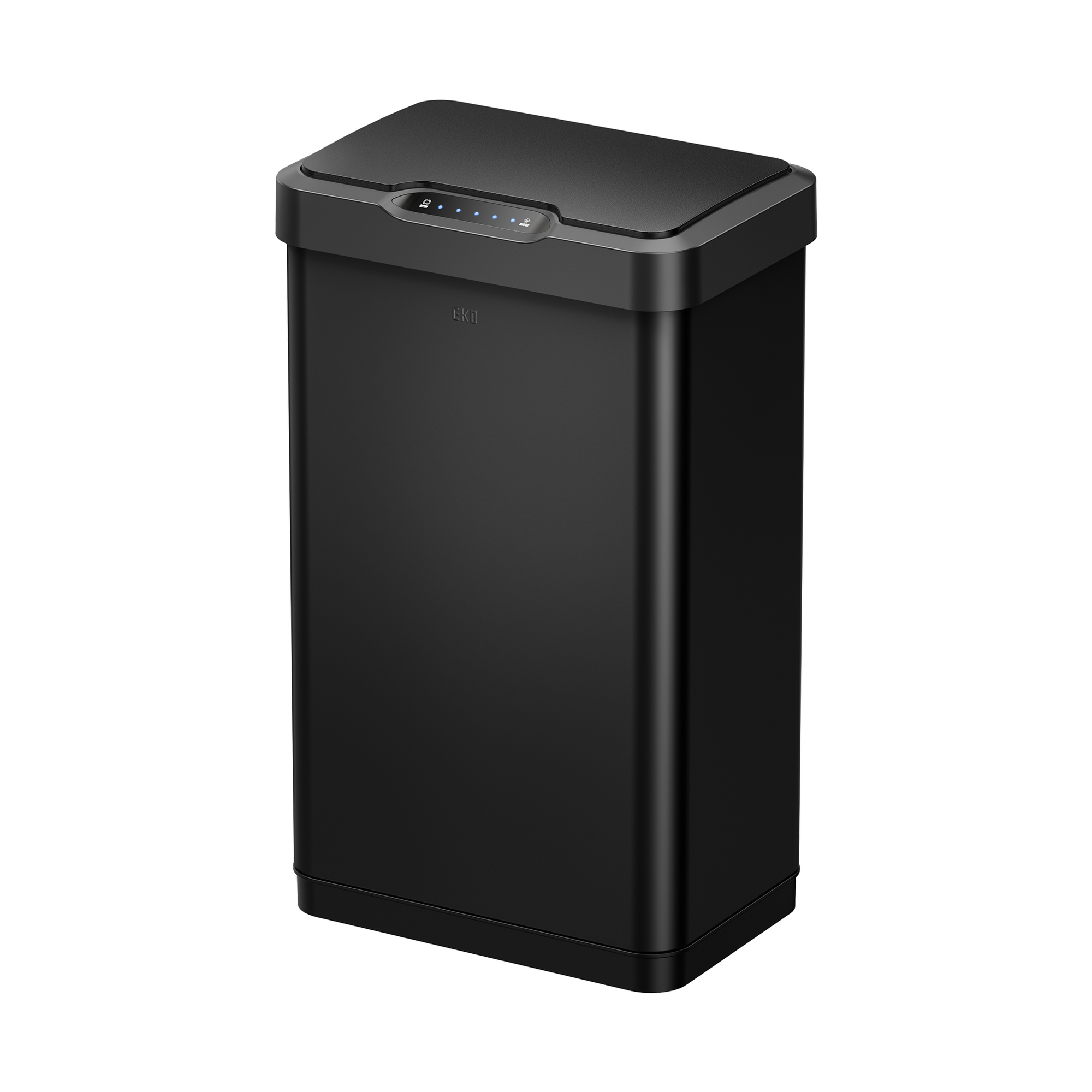 Mirage-T  50 Liter / 13 Gallon  Stainless Steel Motion Sensor Can (Matte Black).
