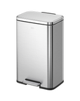 EKO Madison Step Can with Liner – 50Liter / 13.2 Gallon – Stainless Steel