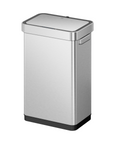 EKO Deluxe Mirage-T 50 Liter / 13 Gallon Motion Sensor Can (Matte Stainless Steel).