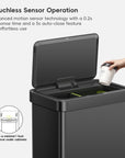 Nova Stainless Steel Motion Sensor Trash Can