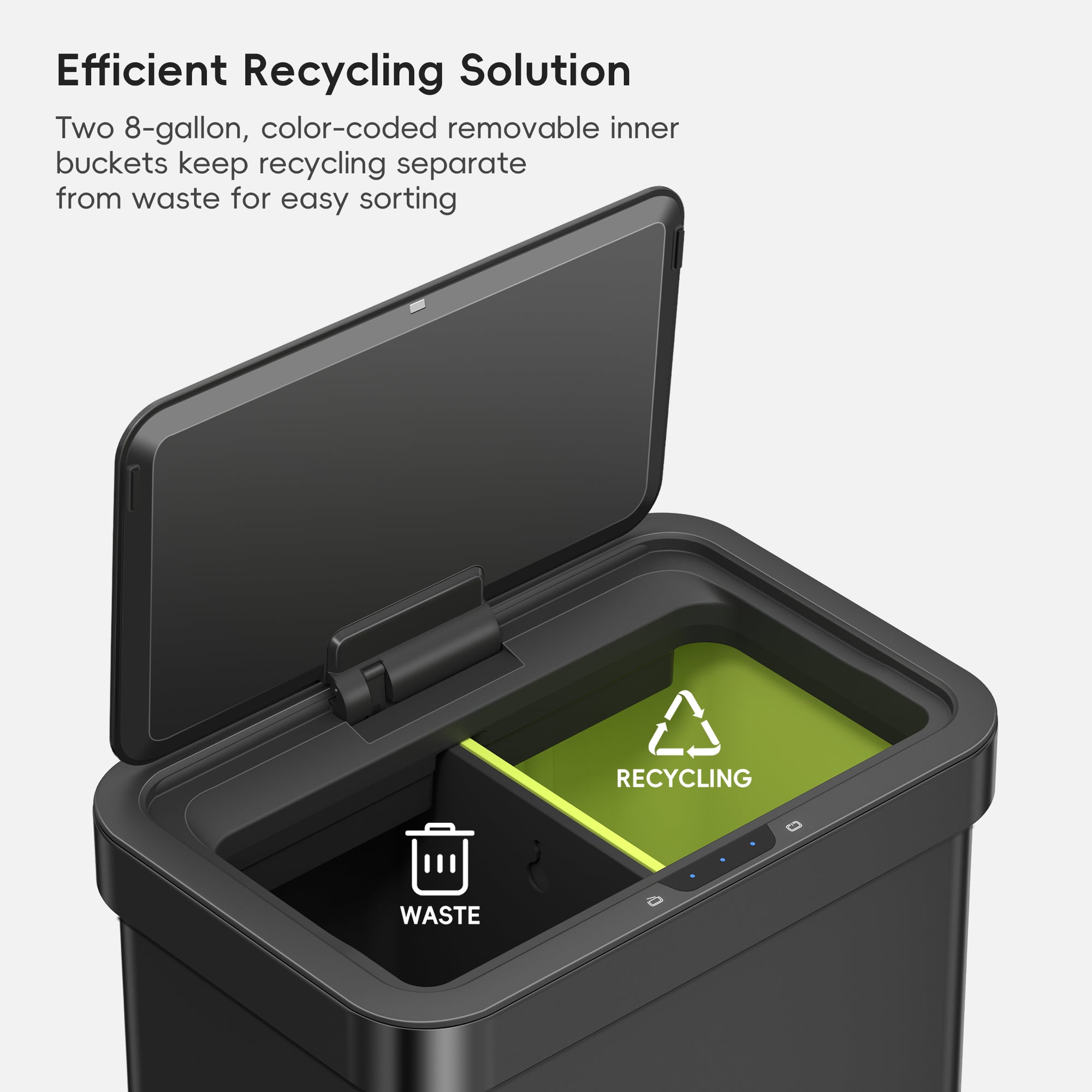 Nova Stainless Steel Motion Sensor Trash Can