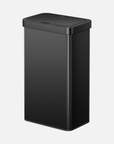 EKO Nova 21 Gallon/80 Liter Black Stainless Steel Motion Sensor Trash Can.