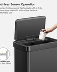 Nova Stainless Steel Motion Sensor Trash Can