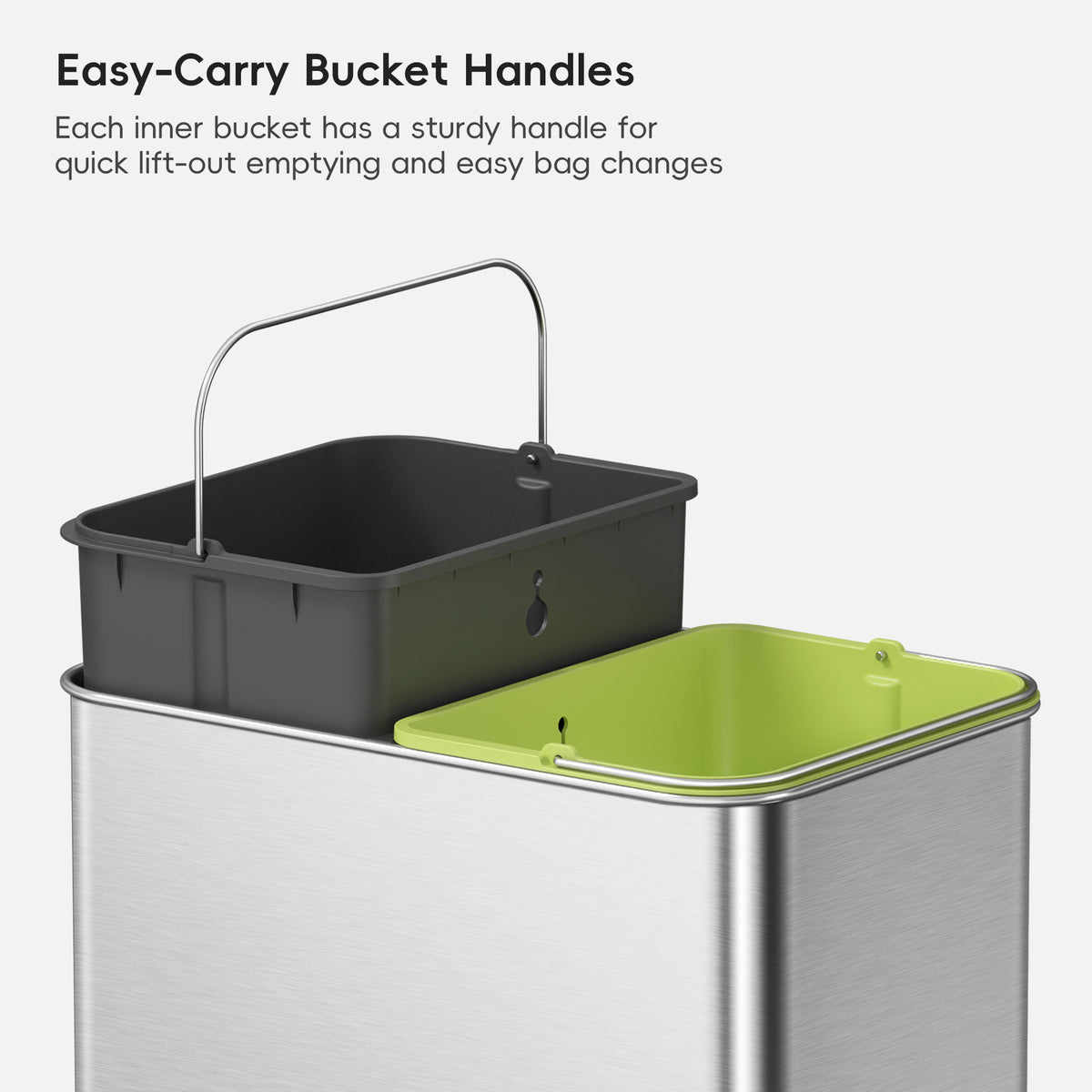 Nova Stainless Steel Motion Sensor Trash Can
