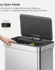 Nova Stainless Steel Motion Sensor Trash Can