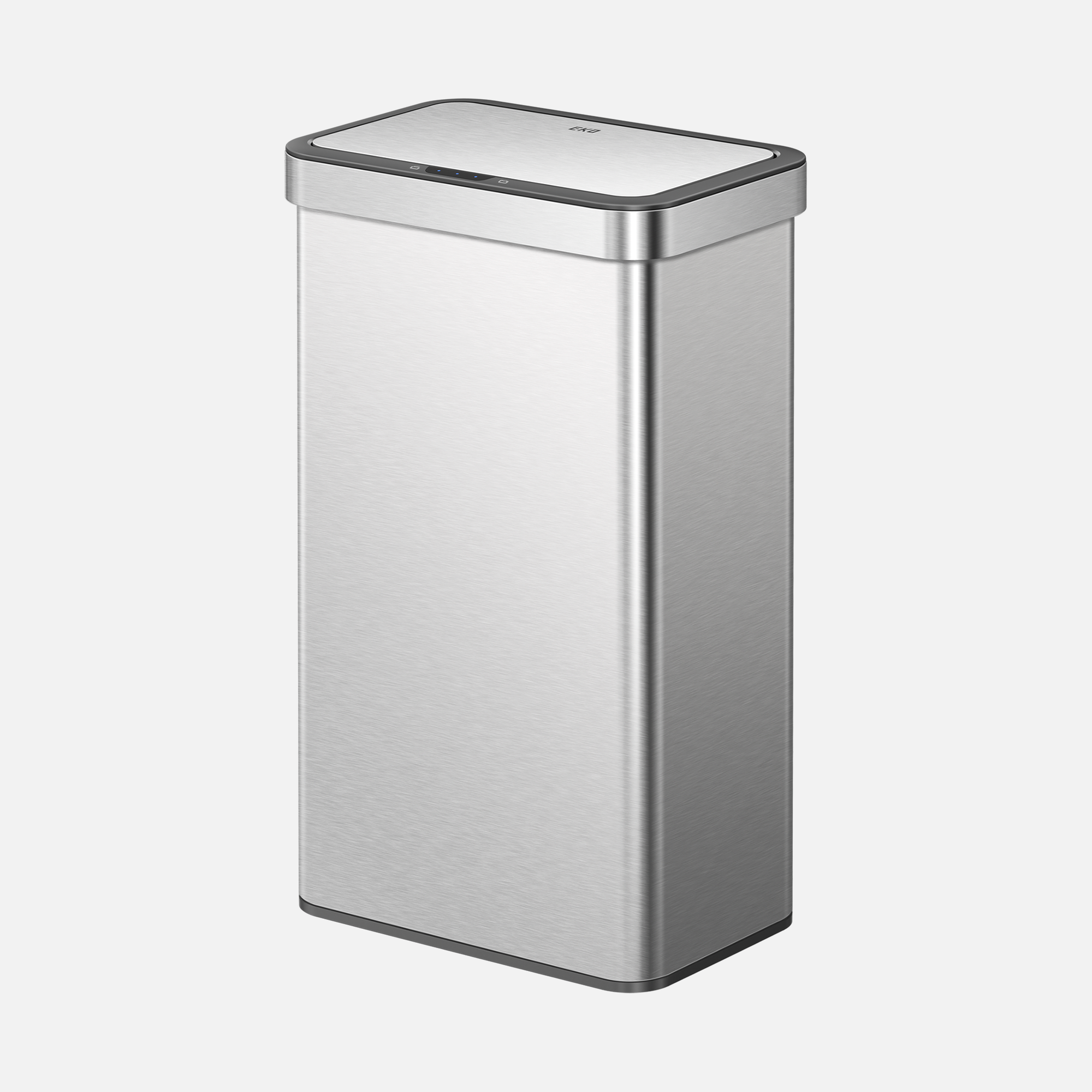EKO Nova 21 Gallon/80 Liter Stainless Steel Motion Sensor Trash Can.