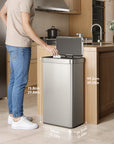 Nova Stainless Steel Motion Sensor Trash Can