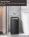 Laguna Open Top Trash Can with Removable Inner Basket 10 L / 2.6 Gal