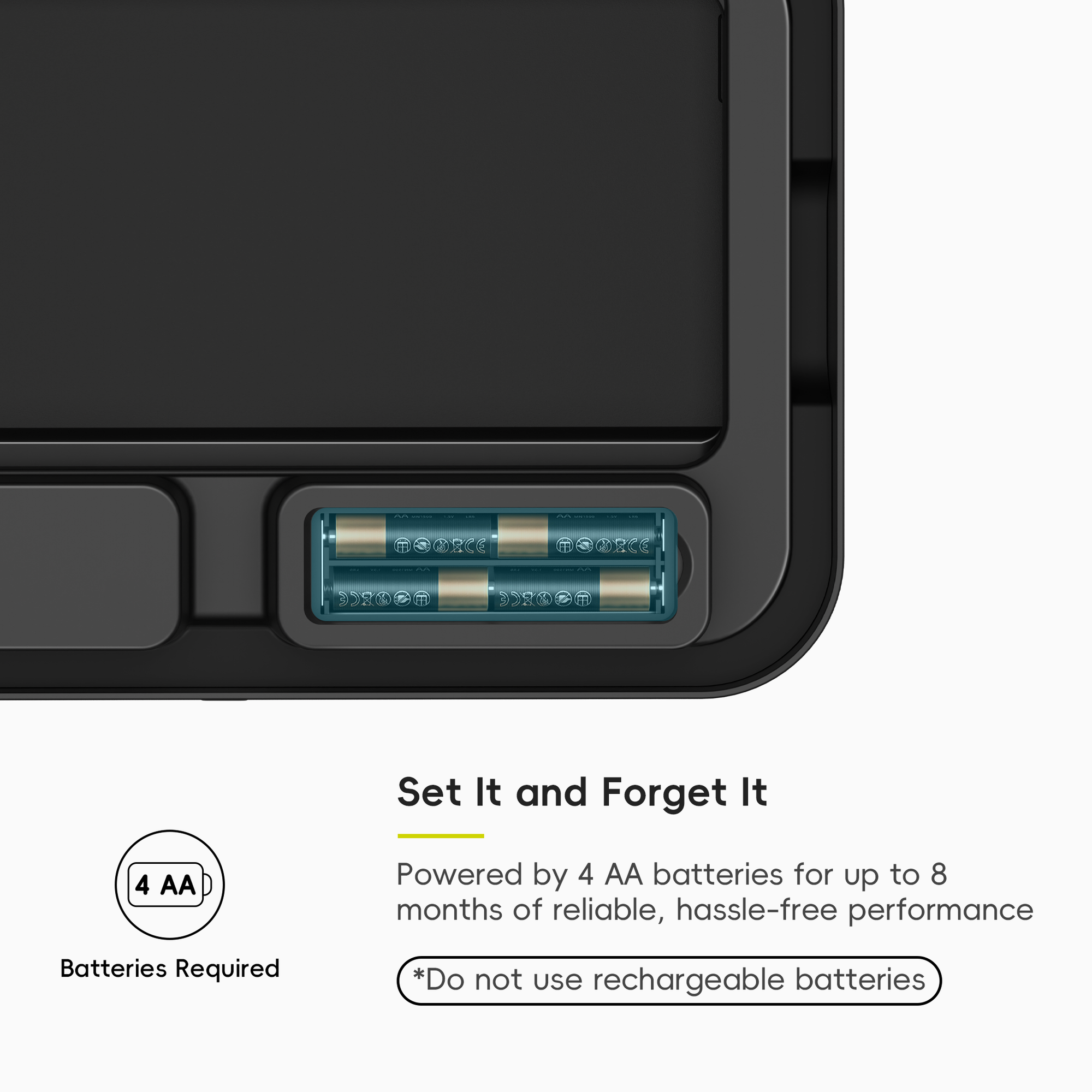 Vintage Dual Compartment 32L + 18L Motion Sensor Trash Can-Matte Black