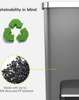 Hana Select Plastic Resin Step Trash Can 50 L / 13 Gal