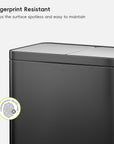 Edison Dual Compartment Step Can with Removable Inner Liners 30+30 L / 8+8 Gal