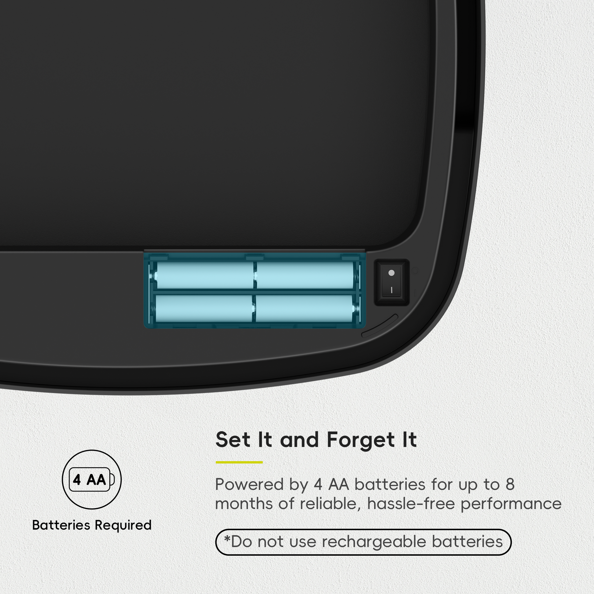 EKO EcoSmart 80L / 21.1 Gallon Motion Sensor Trash Can – Tall, Large Touchless Automatic Kitchen Garbage Bin-Matte Black – Set It and Forget It