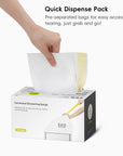 Code M -10.6 Gallon Easy-Dispense Roll Trash Bag - 60 Count