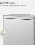Edison Dual Compartment Step Can with Removable Inner Liners 30+30 L / 8+8 Gal