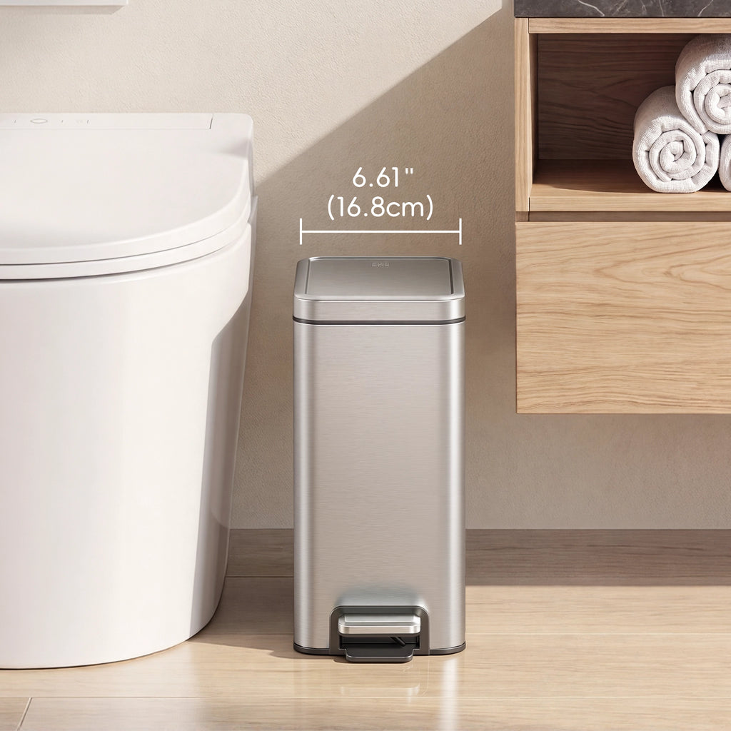 Stella Small Bathroom Step Trash Can