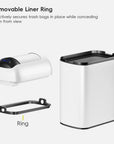Astro Slim Sensor Trash Can with Butterfly Lid 10 L / 2.6 Gal