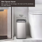 Laguna Open Top Trash Can with Removable Inner Basket 10 L / 2.6 Gal