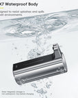 EKO Aroma Pro 13.5 fl oz Touchless Automatic Liquid Soap Dispenser-Chrome Metallic – Waterproof Body
