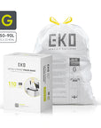 Easy-Dispense Roll Trash Bag Code A-Z / 1.6-21 Gal