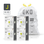 Code J Easy-Dispense Roll Trash Bags, 45-49 L / 11.9-12.9 Gal