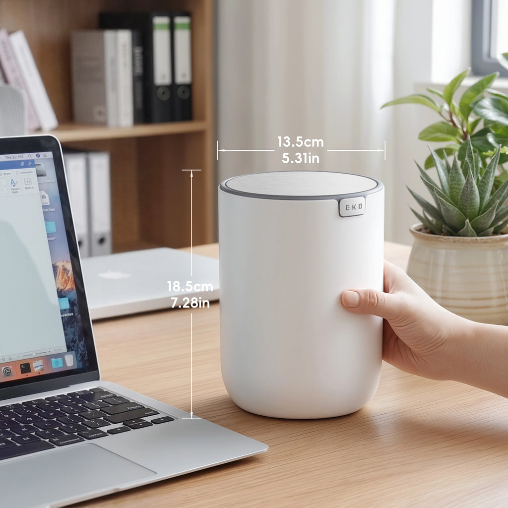 Fandy Table Bin with Swing Top Lid