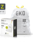 Easy-Dispense Roll Trash Bag Code A-Z / 1.6-21 Gal